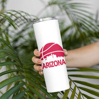 Arizona Skyline State Pride Skinny Tumbler Modern Urban Hoops Basketball