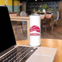 Arizona Skyline State Pride Skinny Tumbler Modern Urban Hoops Basketball