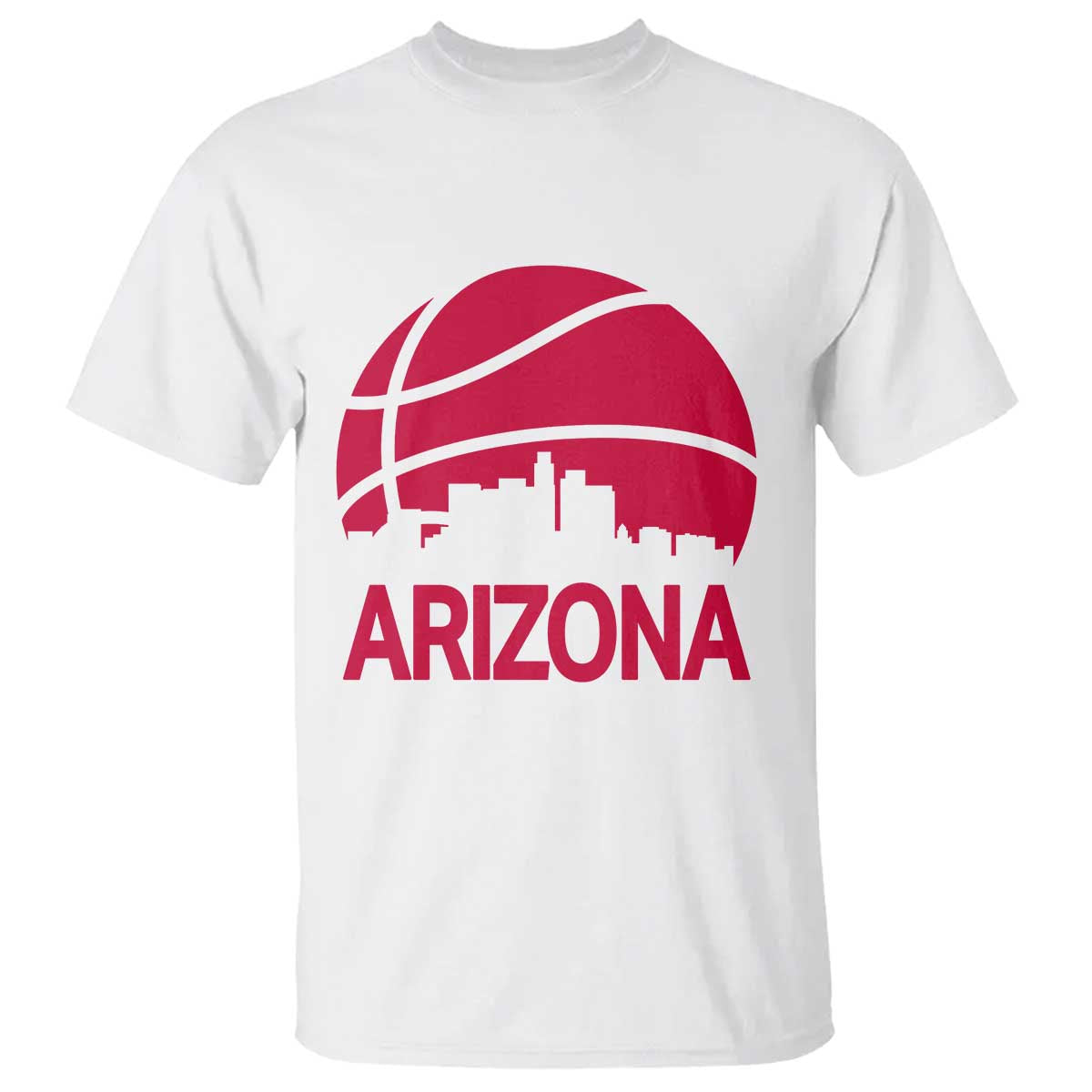 Arizona Skyline State Pride T Shirt Modern Urban Hoops Basketball