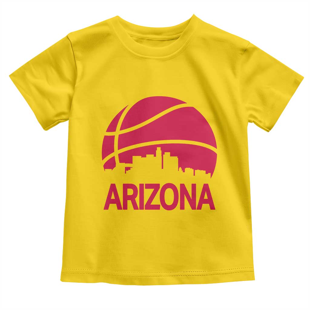 Arizona Skyline State Pride Toddler T Shirt Modern Urban Hoops Basketball