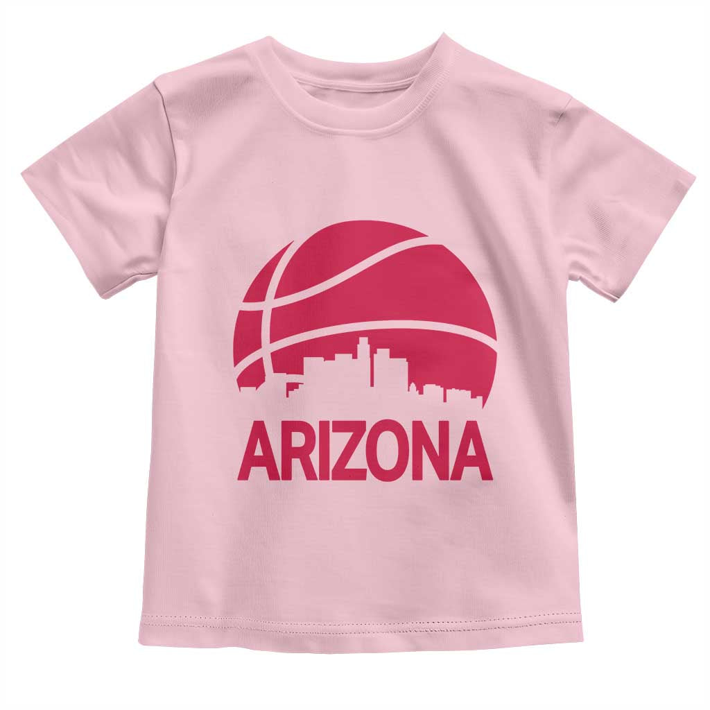 Arizona Skyline State Pride Toddler T Shirt Modern Urban Hoops Basketball