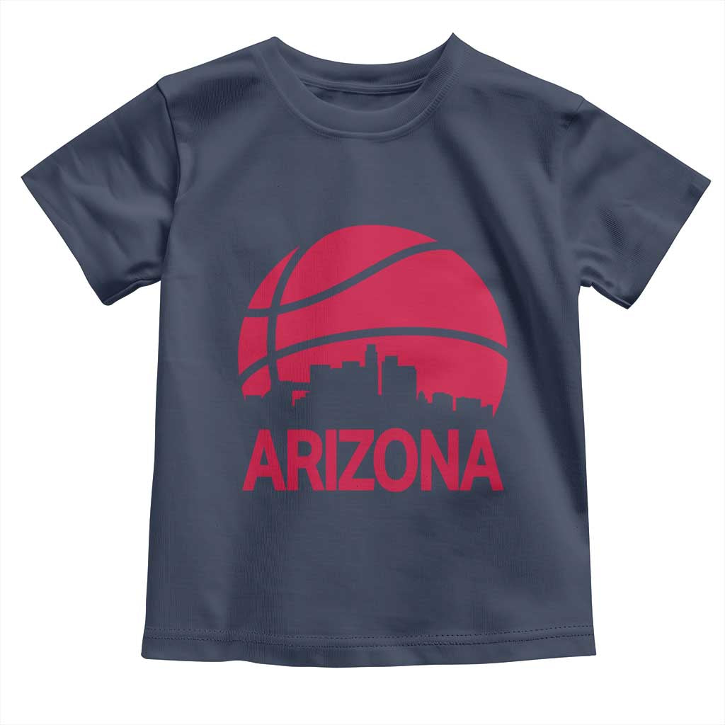 Arizona Skyline State Pride Toddler T Shirt Modern Urban Hoops Basketball