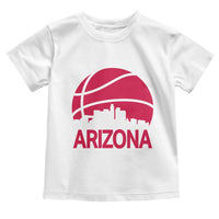 Arizona Skyline State Pride Toddler T Shirt Modern Urban Hoops Basketball