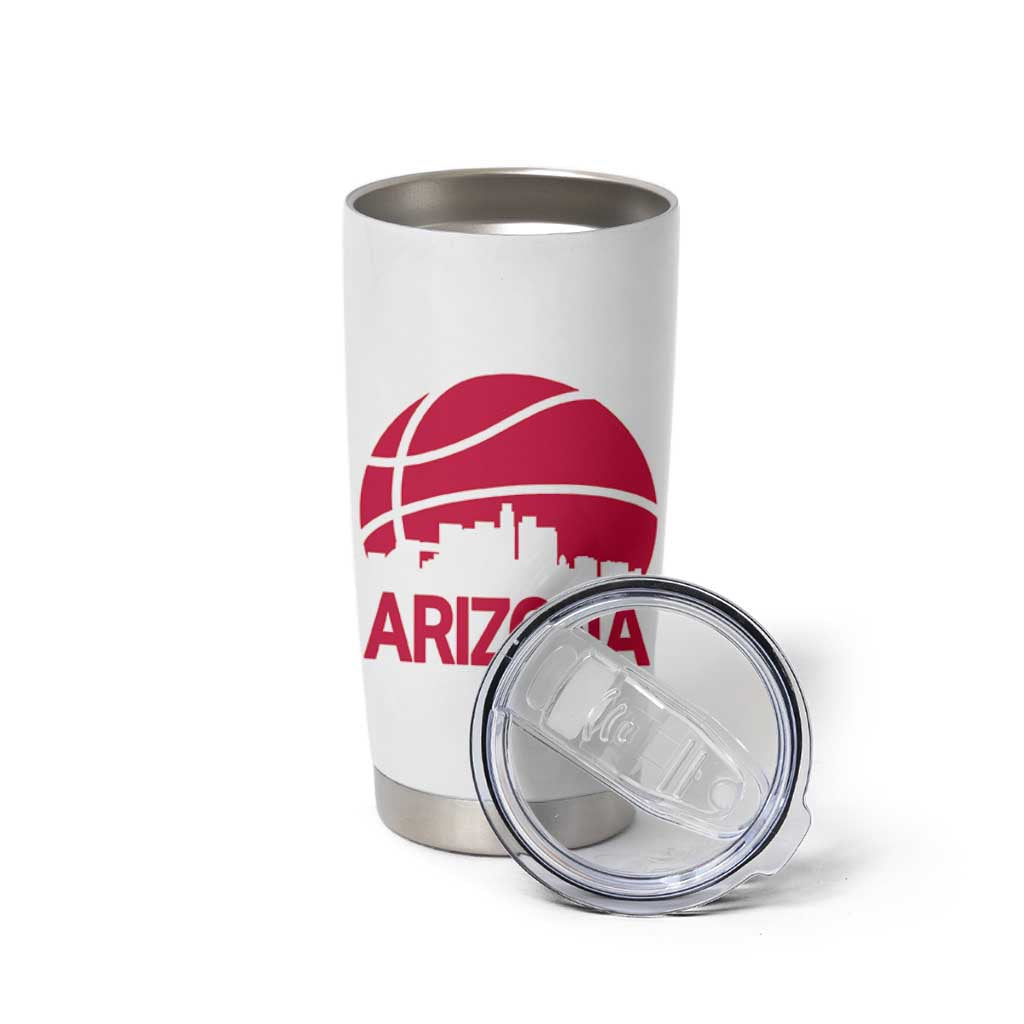 Arizona Skyline State Pride Tumbler Cup Modern Urban Hoops Basketball