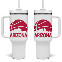 Arizona Skyline State Pride Tumbler With Handle Modern Urban Hoops Basketball