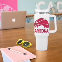 Arizona Skyline State Pride Tumbler With Handle Modern Urban Hoops Basketball