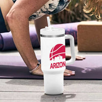 Arizona Skyline State Pride Tumbler With Handle Modern Urban Hoops Basketball