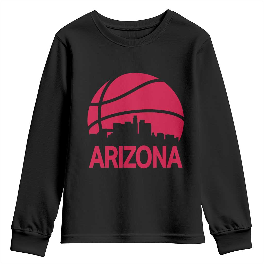 Arizona Skyline State Pride Youth Sweatshirt Modern Urban Hoops Basketball