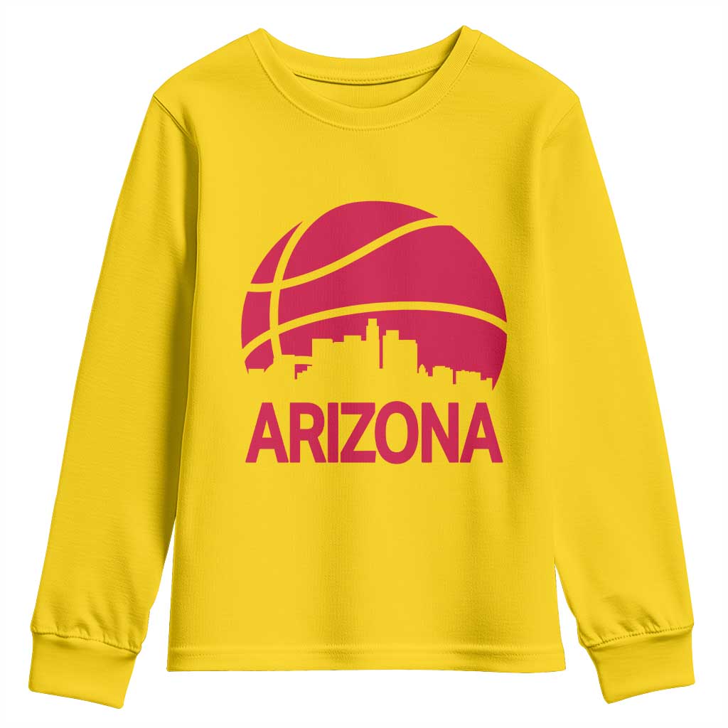 Arizona Skyline State Pride Youth Sweatshirt Modern Urban Hoops Basketball