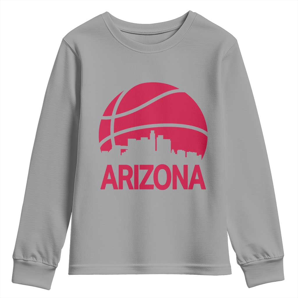 Arizona Skyline State Pride Youth Sweatshirt Modern Urban Hoops Basketball