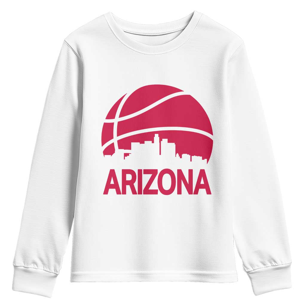 Arizona Skyline State Pride Youth Sweatshirt Modern Urban Hoops Basketball