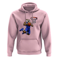 Funny Wildcat Dunking Basketball Hoodie Gift For Sports Fan