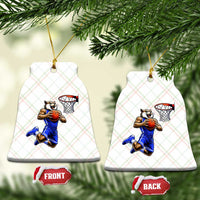Funny Wildcat Dunking Basketball Ceramic Ornament Gift For Sports Fan