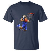 Funny Wildcat Dunking Basketball T Shirt Gift For Sports Fan
