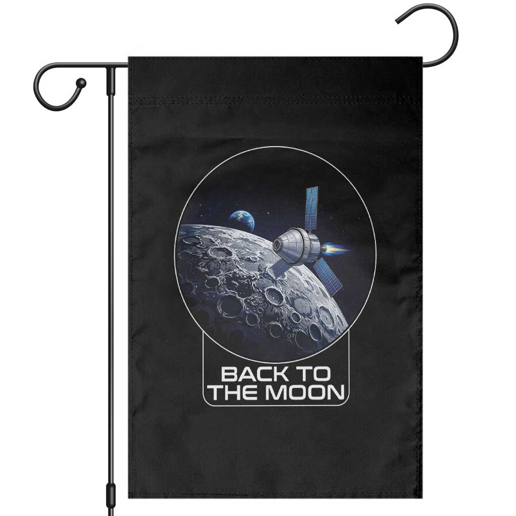 Back To The Moon Garden Flag Lunar Mission Astronaut Space Lover