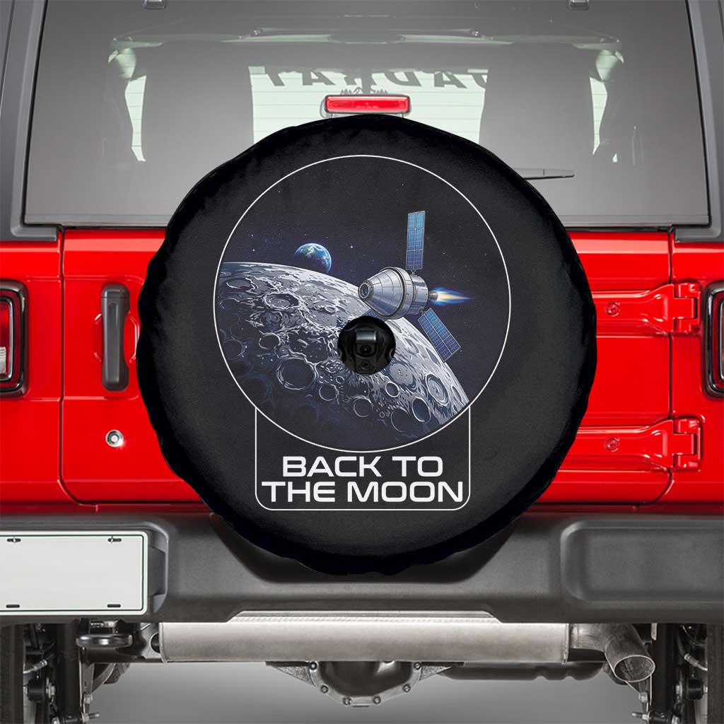 Back To The Moon Spare Tire Cover Lunar Mission Astronaut Space Lover