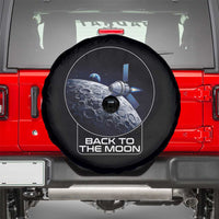 Back To The Moon Spare Tire Cover Lunar Mission Astronaut Space Lover