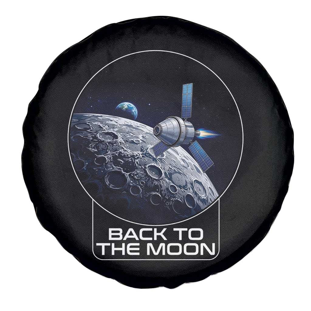 Back To The Moon Spare Tire Cover Lunar Mission Astronaut Space Lover