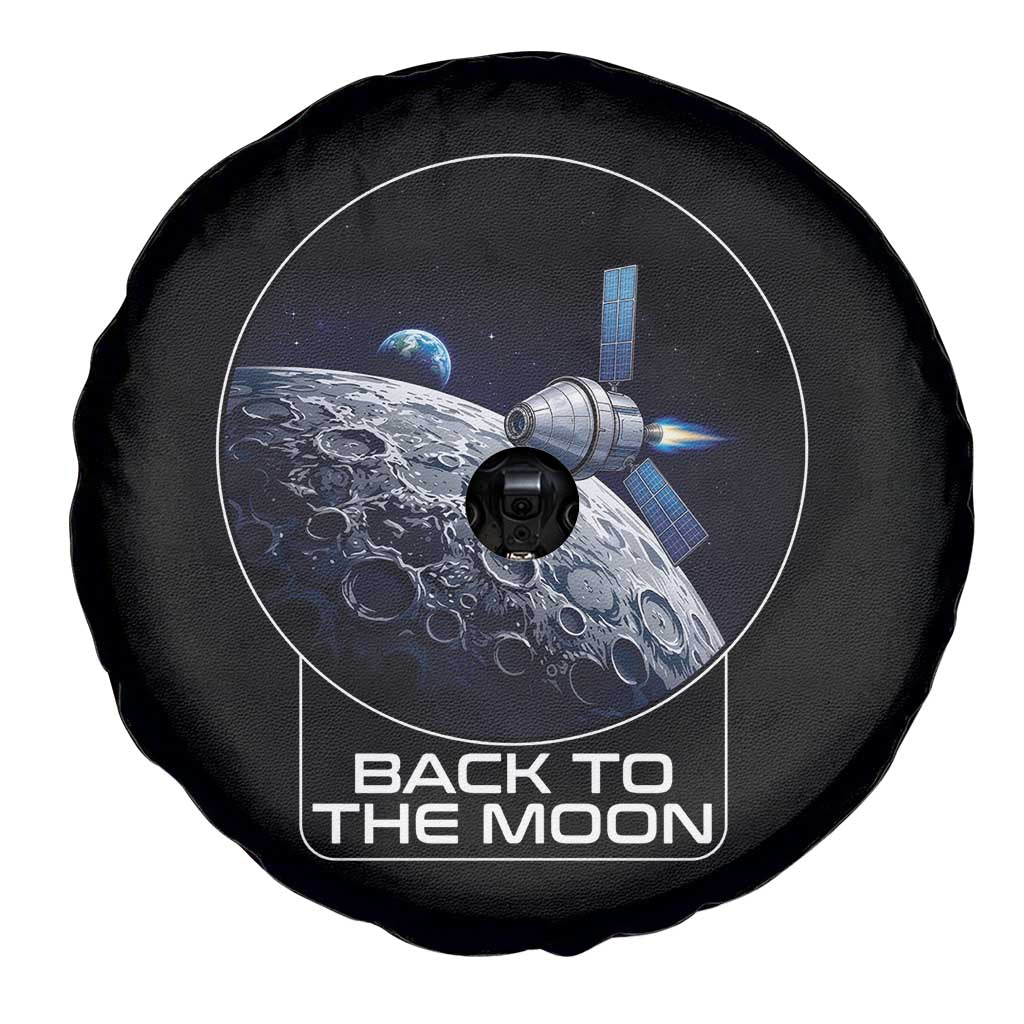 Back To The Moon Spare Tire Cover Lunar Mission Astronaut Space Lover