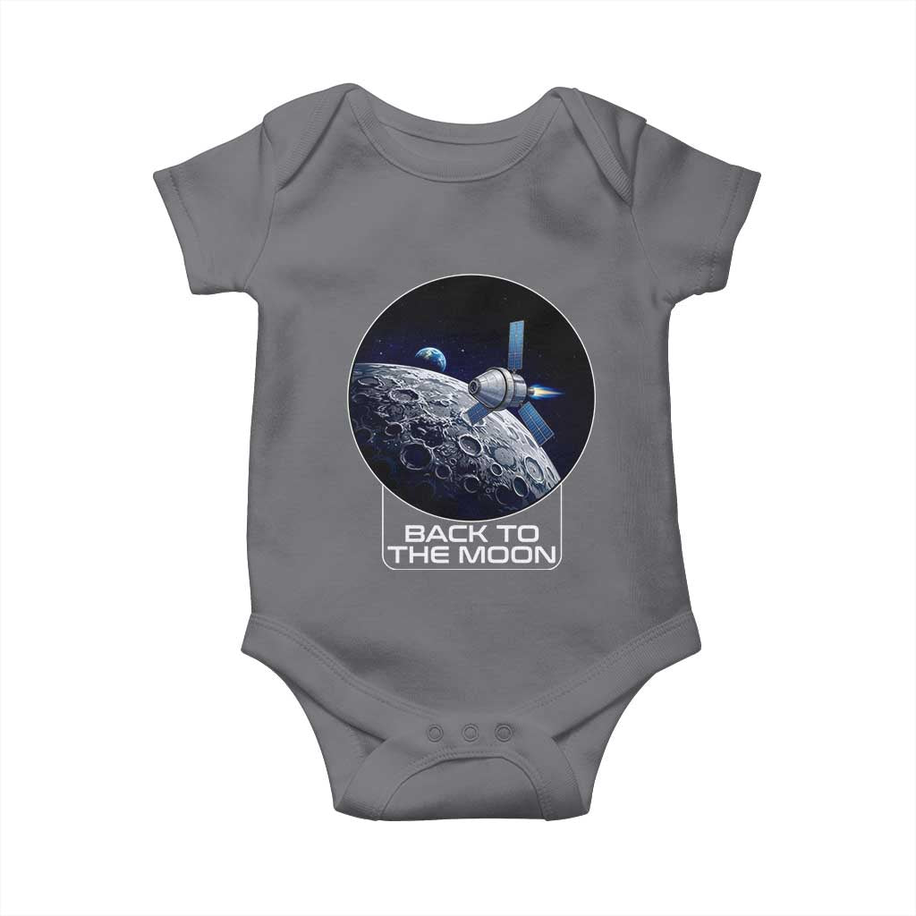Back To The Moon Baby Onesie Lunar Mission Astronaut Space Lover