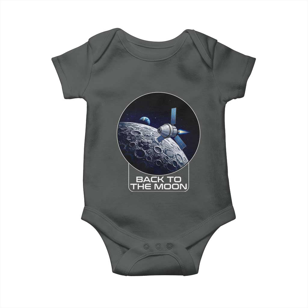 Back To The Moon Baby Onesie Lunar Mission Astronaut Space Lover