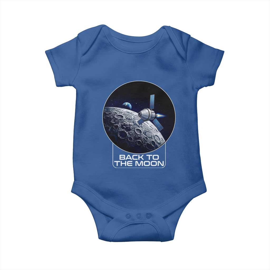 Back To The Moon Baby Onesie Lunar Mission Astronaut Space Lover