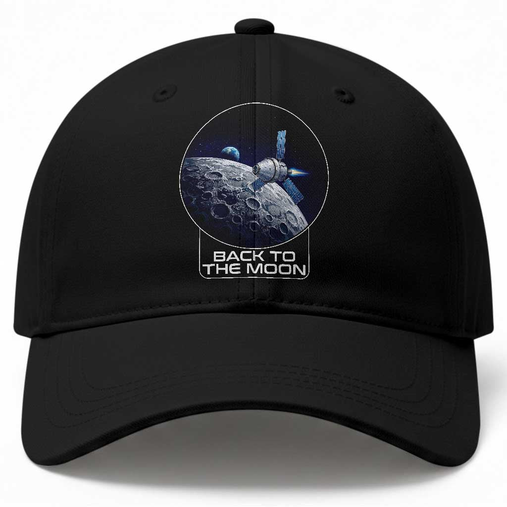 Back To The Moon Baseball Cap Lunar Mission Astronaut Space Lover