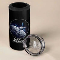 Back To The Moon 4 in 1 Can Cooler Tumbler Lunar Mission Astronaut Space Lover