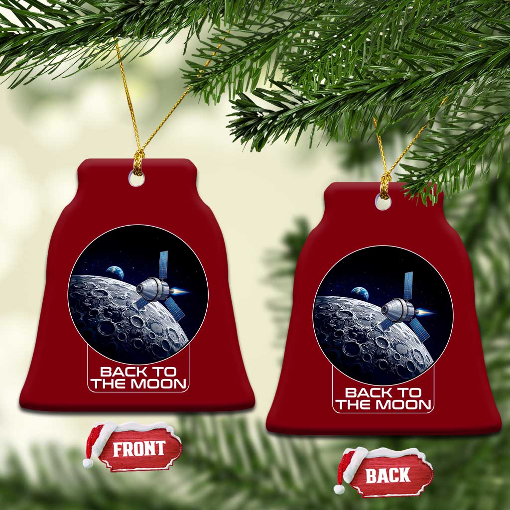Back To The Moon Ceramic Ornament Lunar Mission Astronaut Space Lover