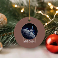 Back To The Moon Ceramic Ornament Lunar Mission Astronaut Space Lover