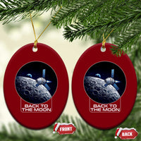 Back To The Moon Ceramic Ornament Lunar Mission Astronaut Space Lover