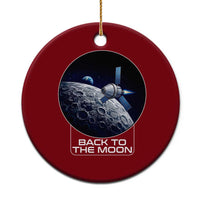 Back To The Moon Ceramic Ornament Lunar Mission Astronaut Space Lover