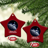 Back To The Moon Ceramic Ornament Lunar Mission Astronaut Space Lover