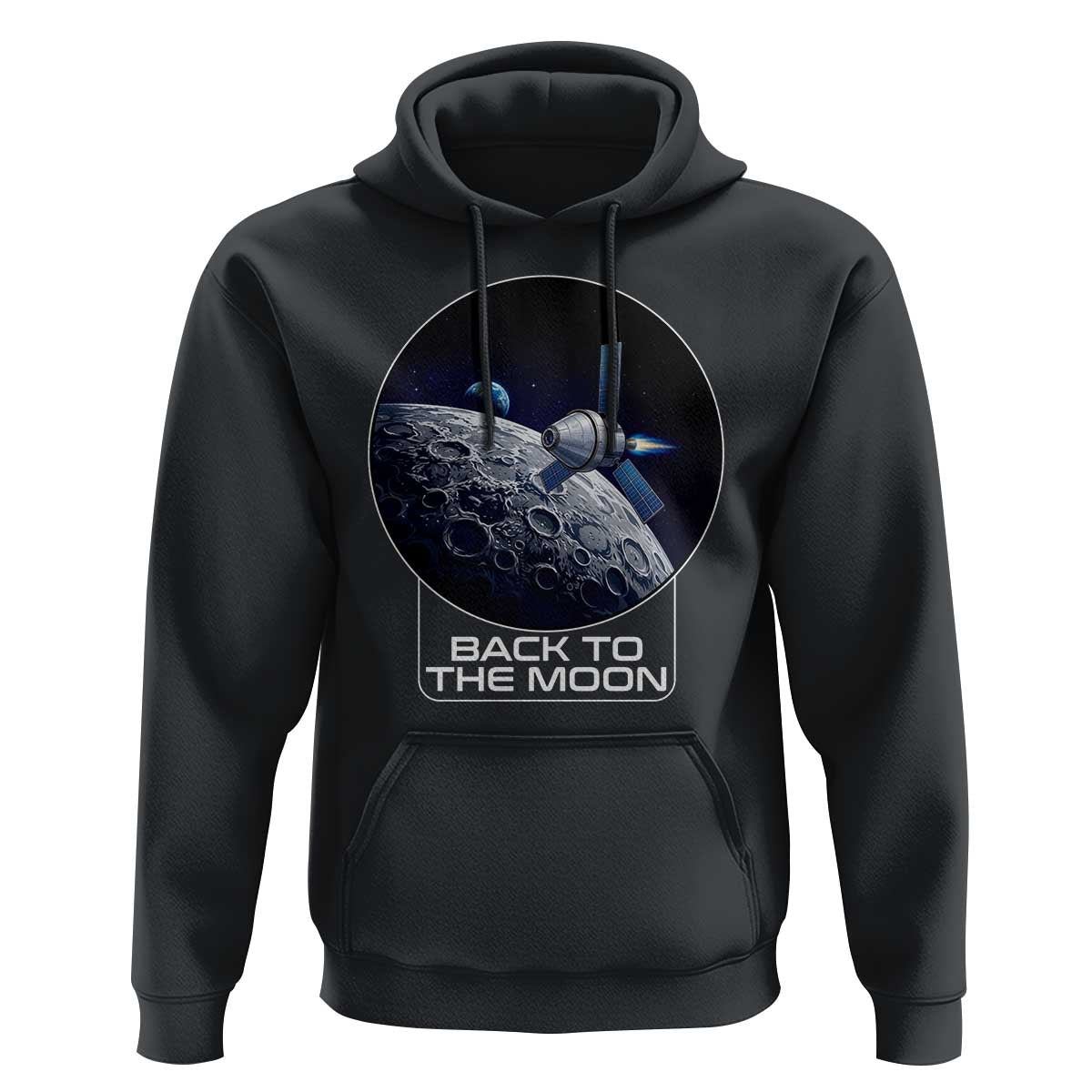 Back To The Moon Hoodie Lunar Mission Astronaut Space Lover