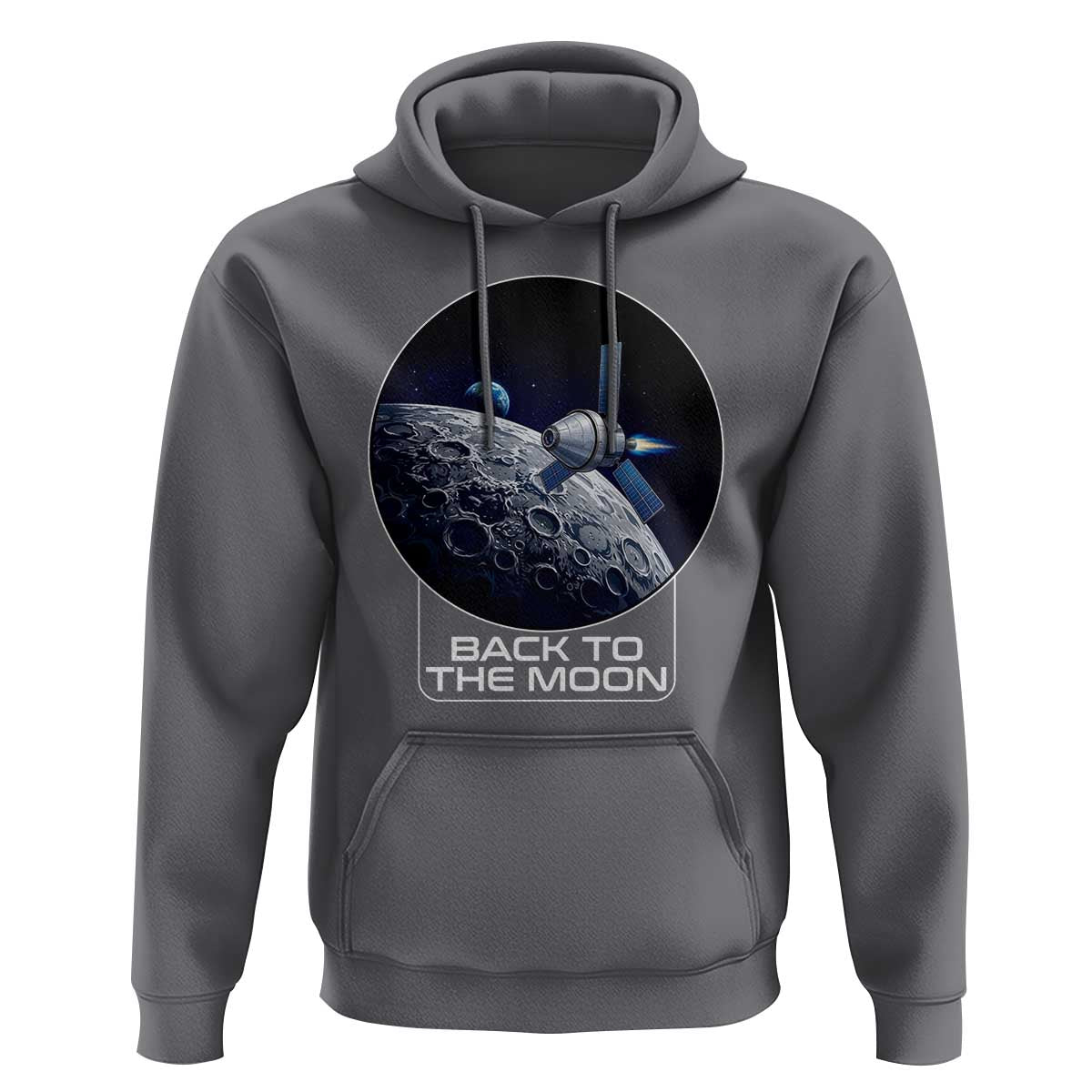 Back To The Moon Hoodie Lunar Mission Astronaut Space Lover