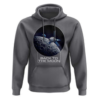 Back To The Moon Hoodie Lunar Mission Astronaut Space Lover