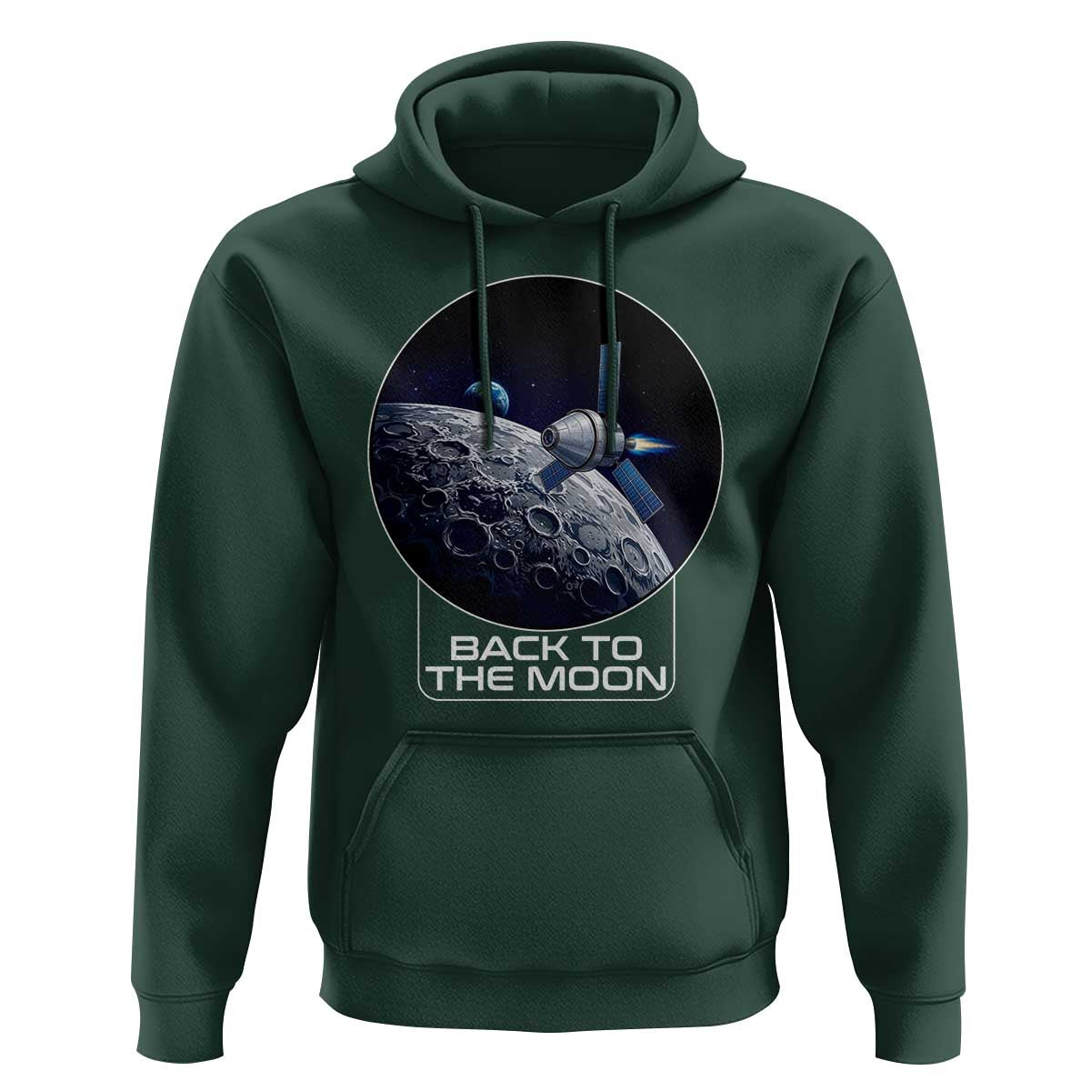Back To The Moon Hoodie Lunar Mission Astronaut Space Lover
