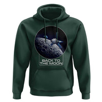 Back To The Moon Hoodie Lunar Mission Astronaut Space Lover