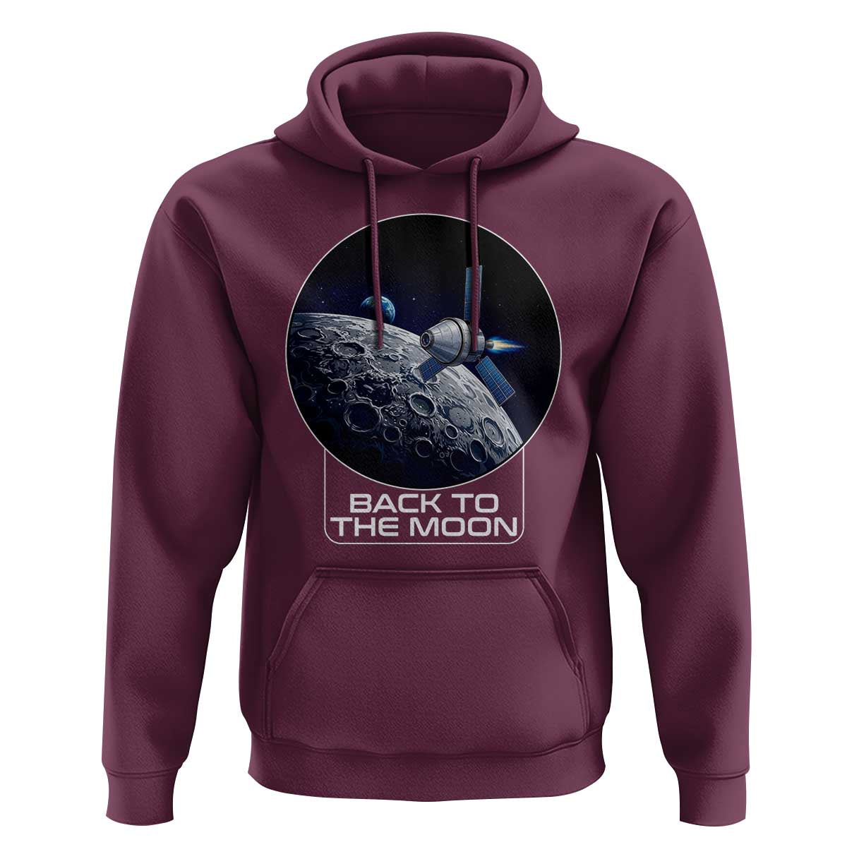 Back To The Moon Hoodie Lunar Mission Astronaut Space Lover