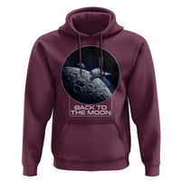 Back To The Moon Hoodie Lunar Mission Astronaut Space Lover