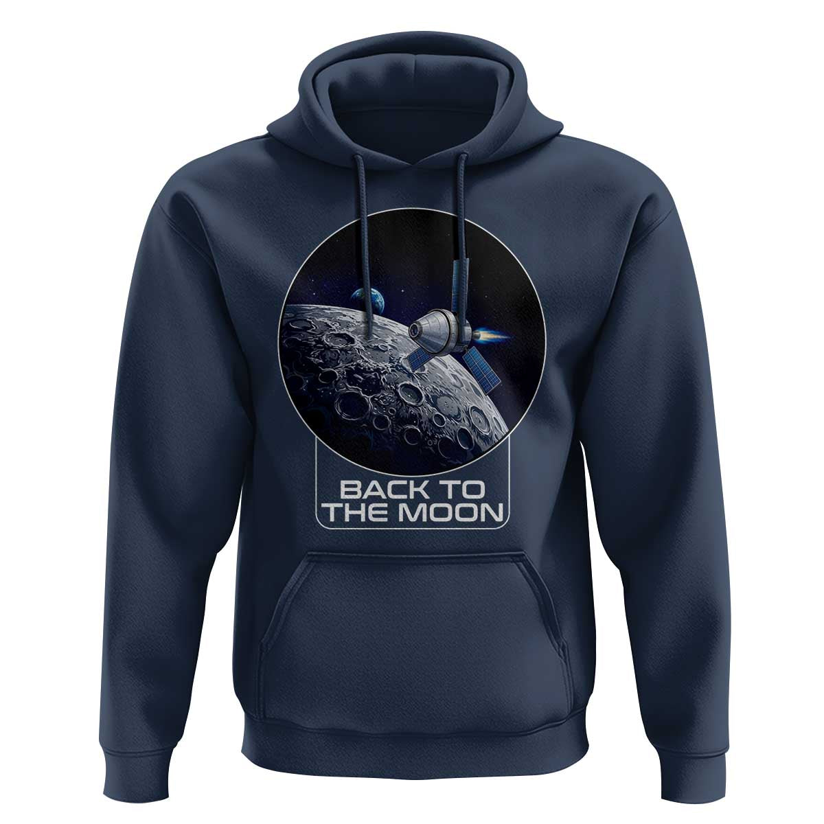 Back To The Moon Hoodie Lunar Mission Astronaut Space Lover