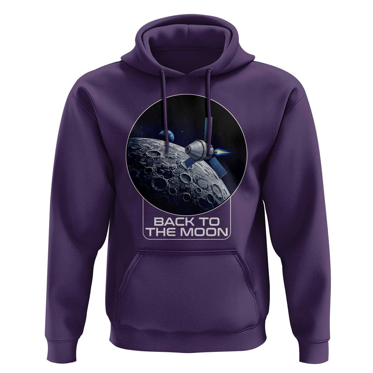 Back To The Moon Hoodie Lunar Mission Astronaut Space Lover