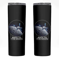 Back To The Moon Skinny Tumbler Lunar Mission Astronaut Space Lover
