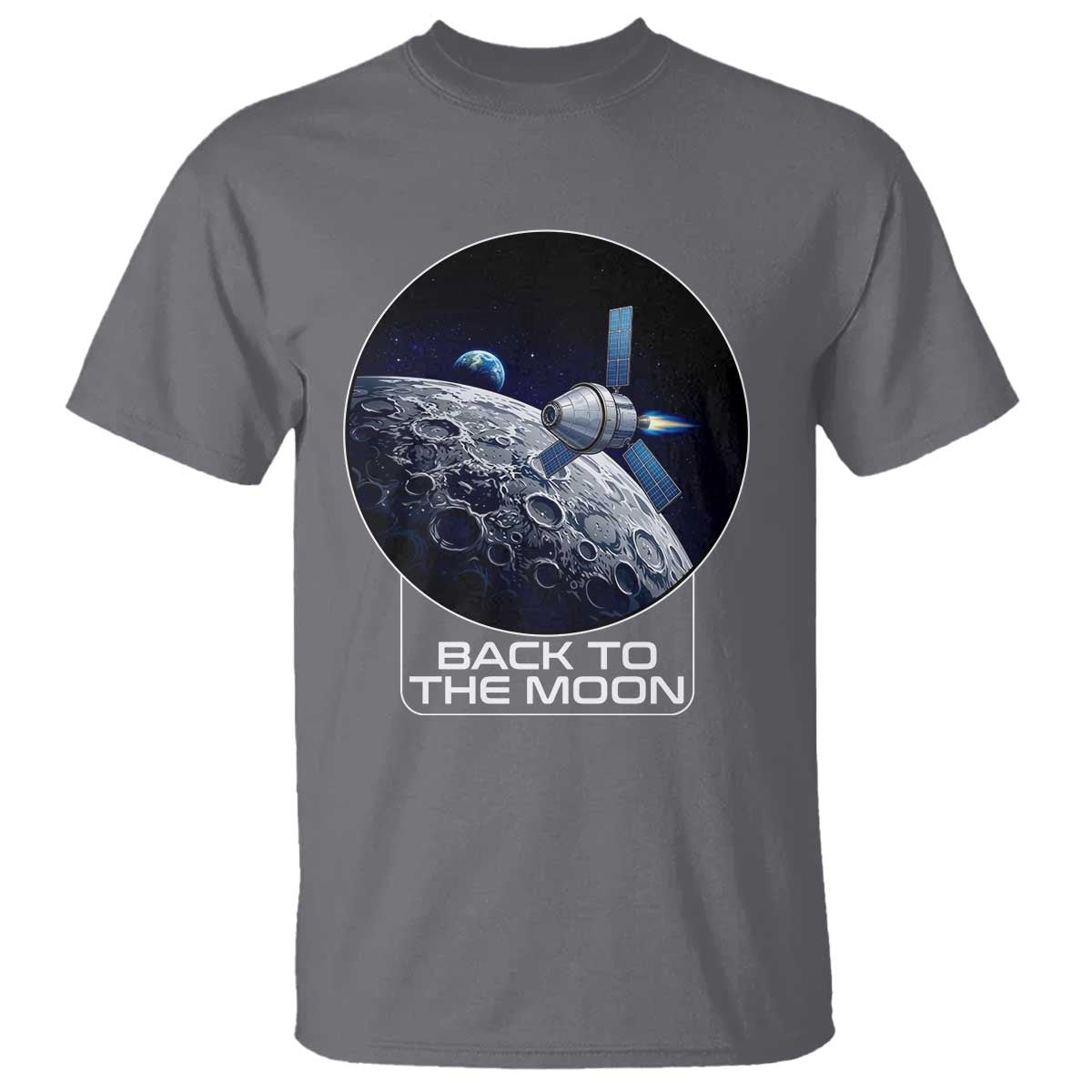 Back To The Moon T Shirt Lunar Mission Astronaut Space Lover