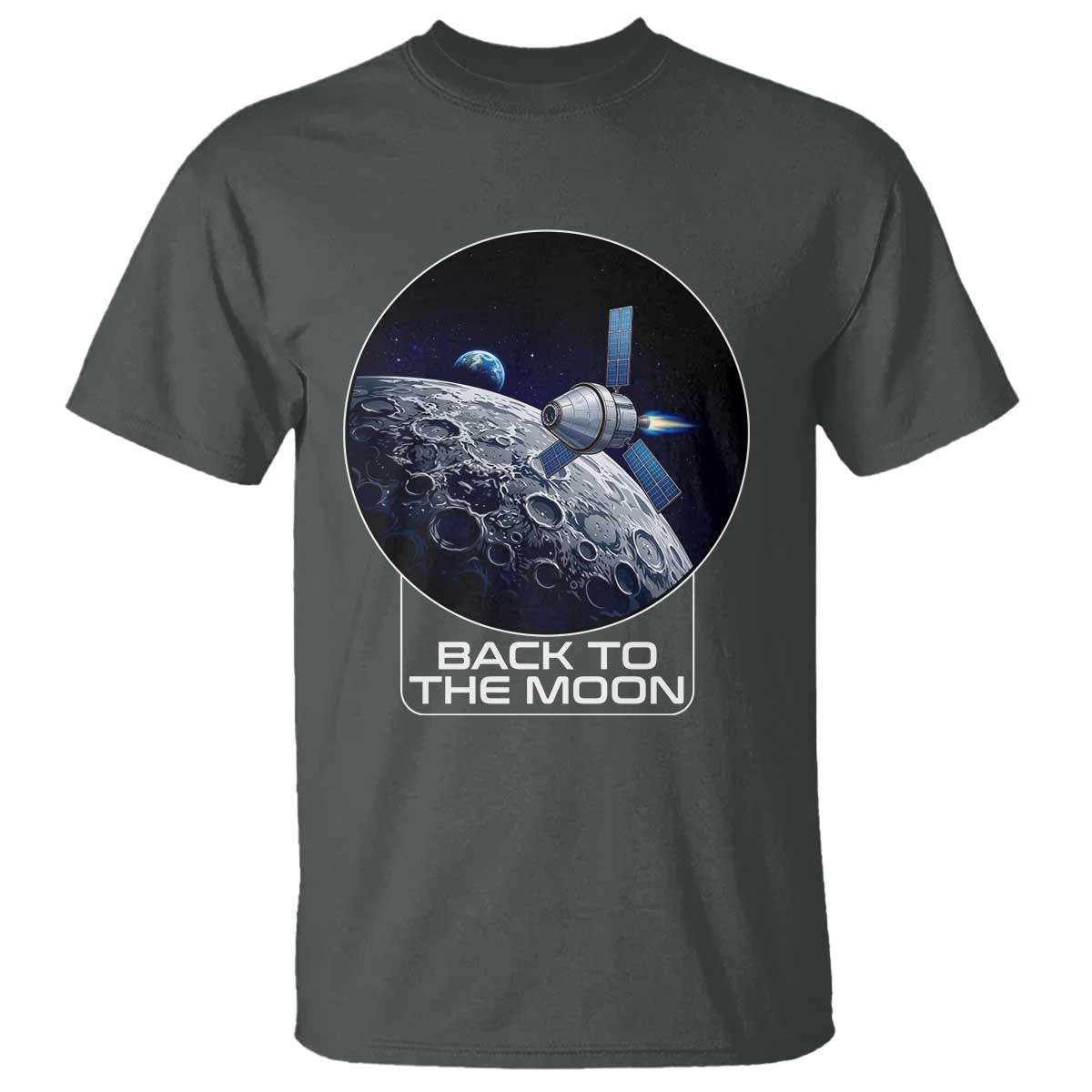 Back To The Moon T Shirt Lunar Mission Astronaut Space Lover