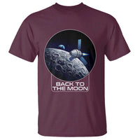 Back To The Moon T Shirt Lunar Mission Astronaut Space Lover