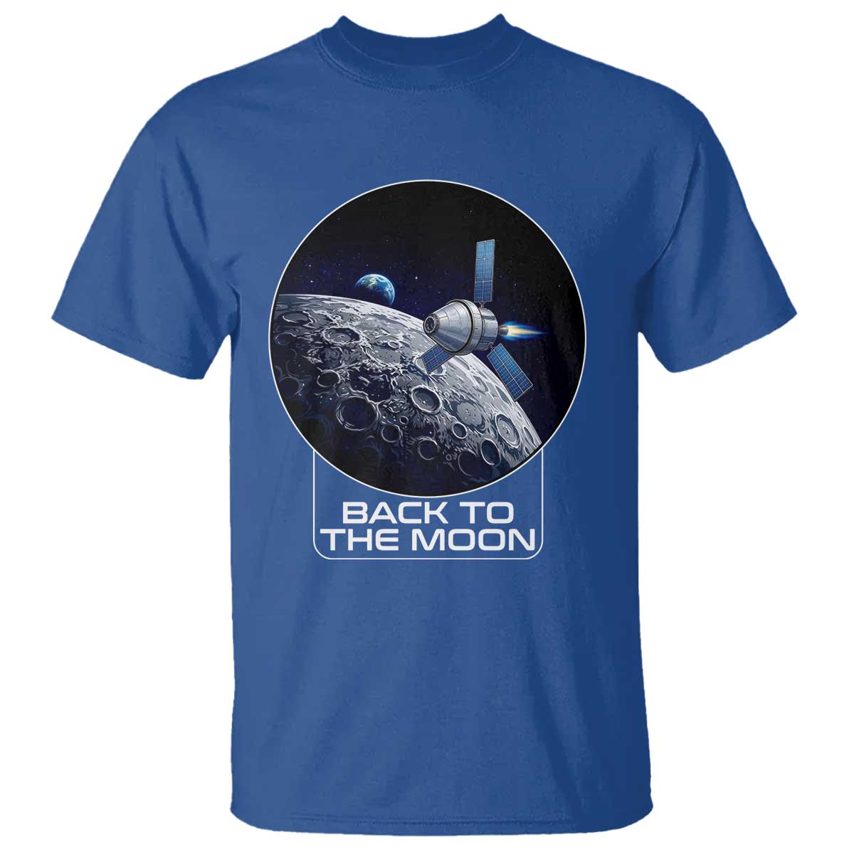 Back To The Moon T Shirt Lunar Mission Astronaut Space Lover