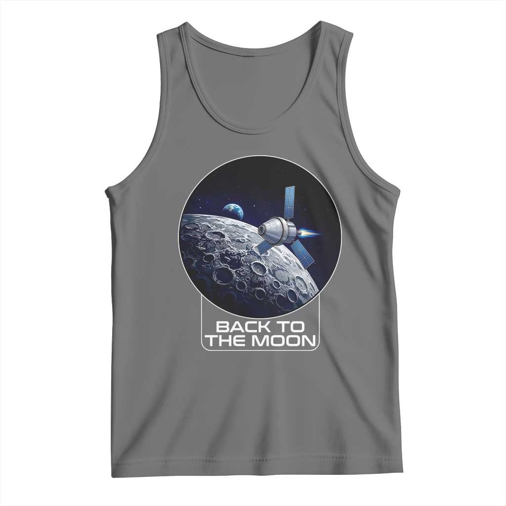 Back To The Moon Tank Top Lunar Mission Astronaut Space Lover