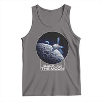 Back To The Moon Tank Top Lunar Mission Astronaut Space Lover
