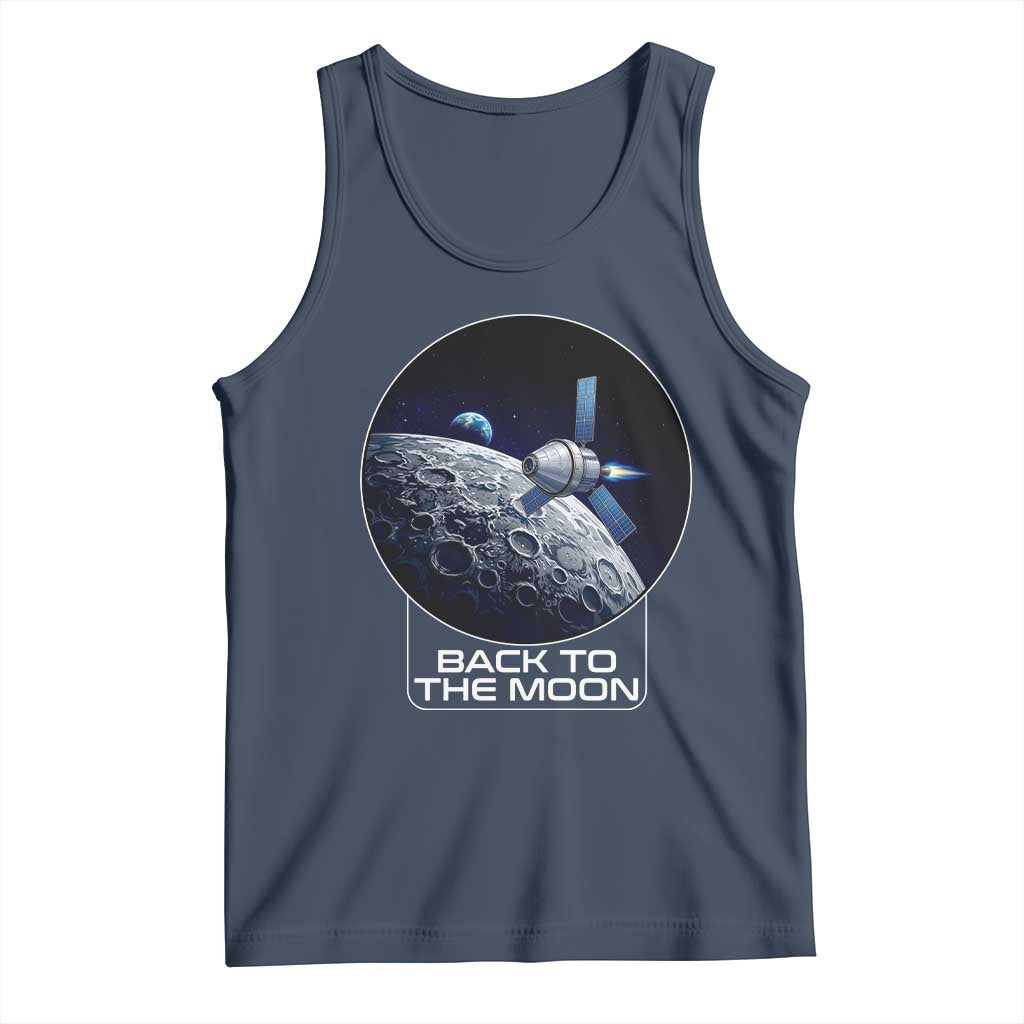 Back To The Moon Tank Top Lunar Mission Astronaut Space Lover